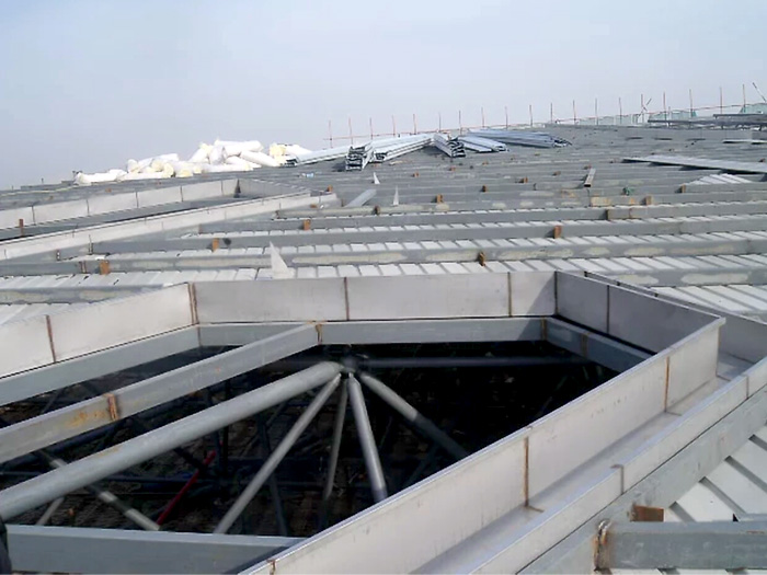 东丽安吉县体育馆网架